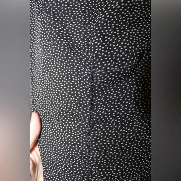 Women’s Abercrombie & Fitch Mini Polka Dot Wrap Summer Sheer Sleeve Dress Small - Picture 16 of 16